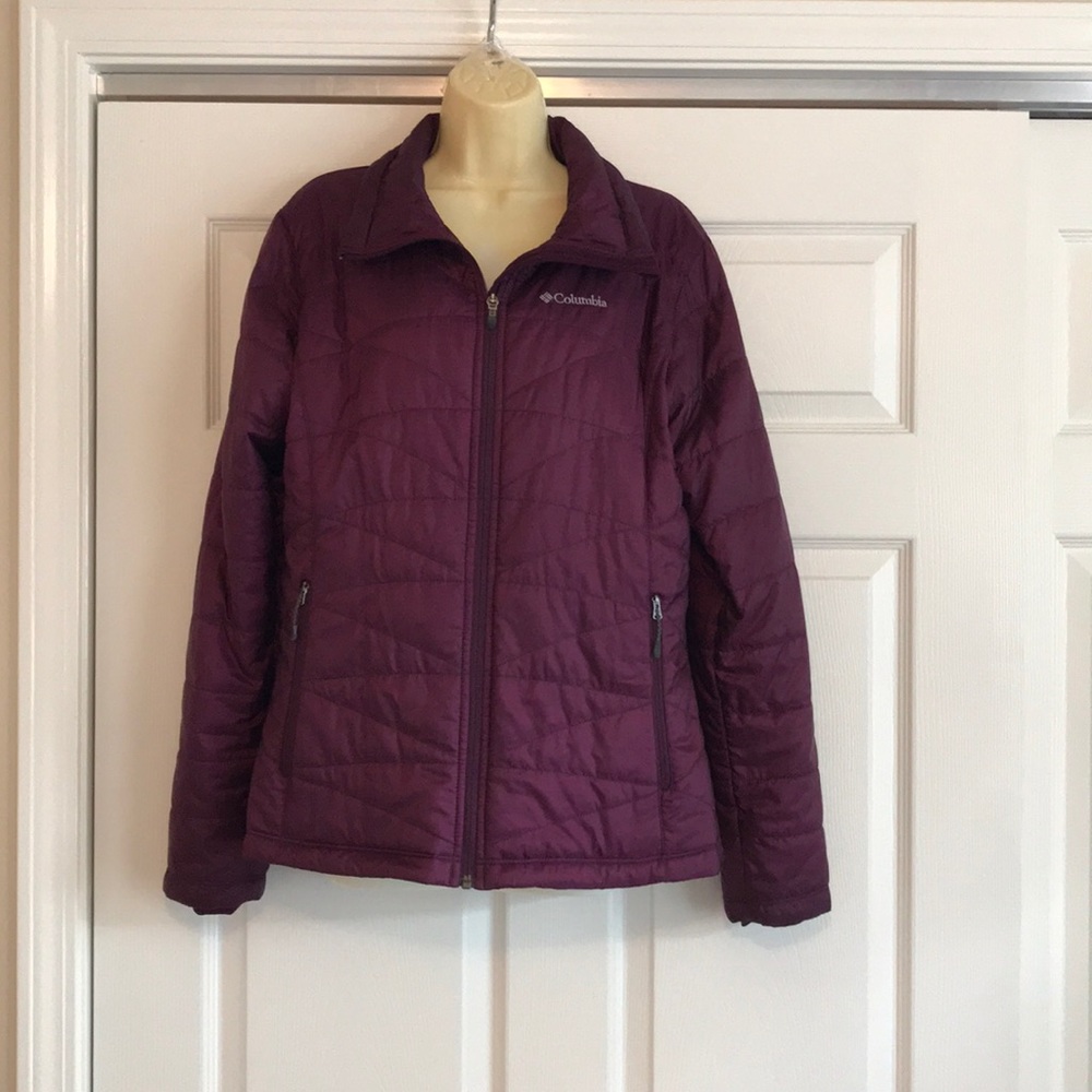 Sold. Plum Omni Heat Columbia Jacket